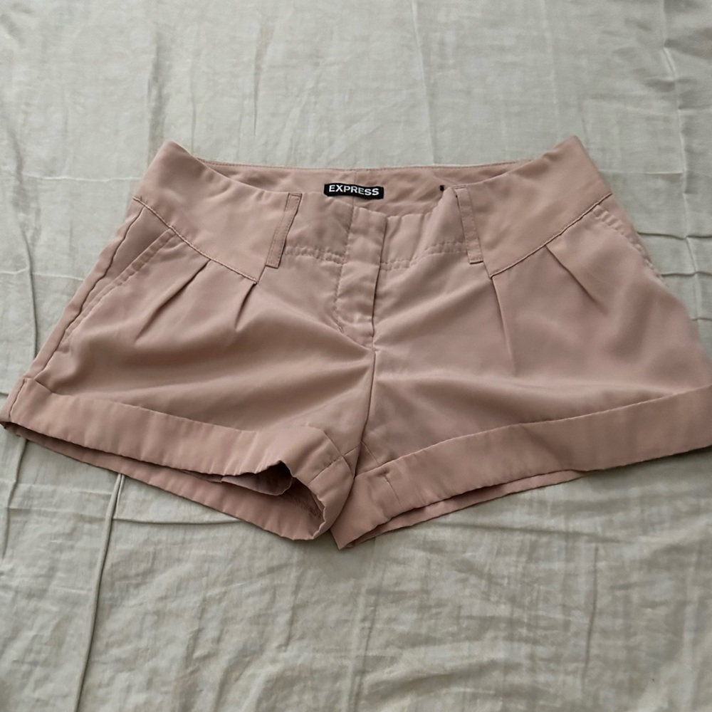 express pink shorts